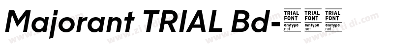 Majorant TRIAL Bd字体转换